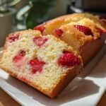 Gâteau quatre-quarts moelleux aux fraises