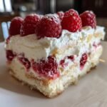 Lasagne au Chocolat Blanc & Framboises