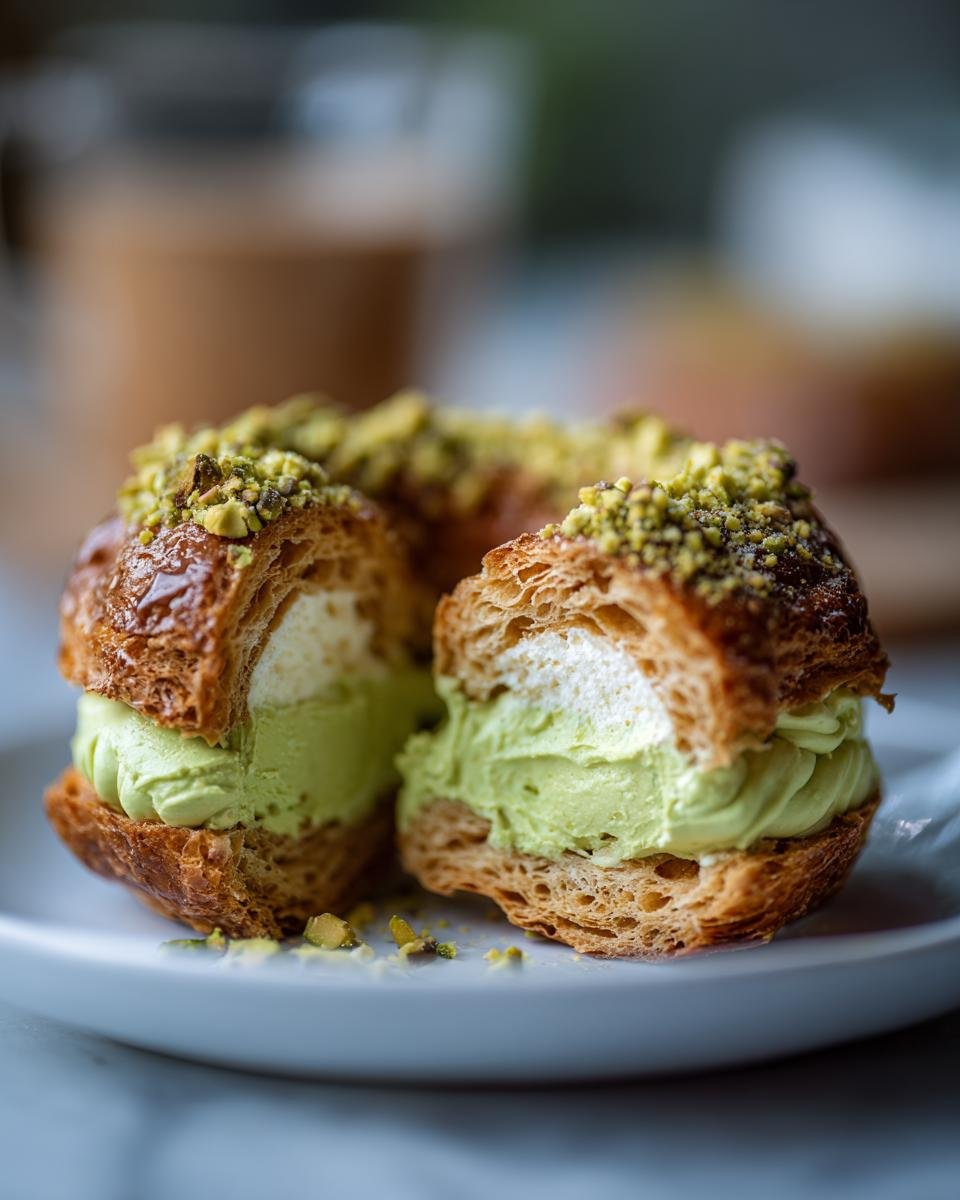 Paris-Brest à la Mousse de Pistache – Dessert Raffiné & Crémeux - detail 1