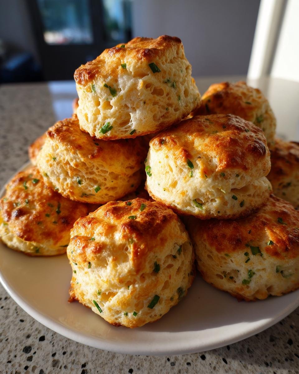 Petits Biscuits Salés Moelleux à la Ciboulette - detail 2