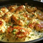 Poulet crémeux à l'ail et au parmesan