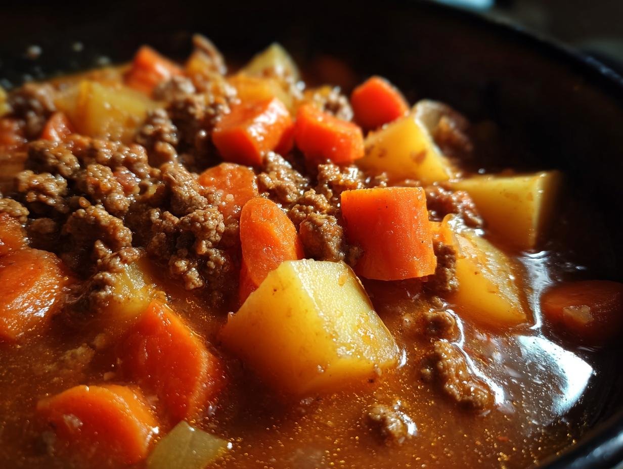 Ragoût du Pauvre Mijoteuse : Le Plat Réconfortant Facile pour Toute la Famille