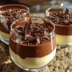 Recette de mousse aux trois chocolats en verrines