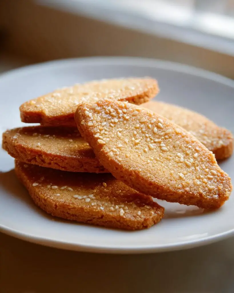 Sablés Fondants au Sésame & Fleur d’Oranger – Petites Douceurs de Fête