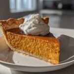 Tarte à la citrouille et au bourbon