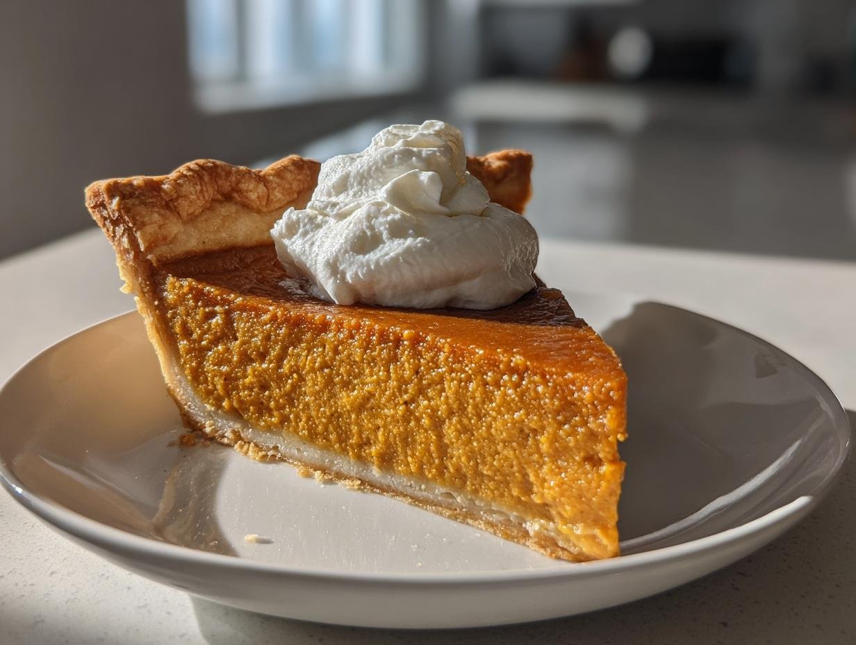 Tarte à la citrouille et au bourbon