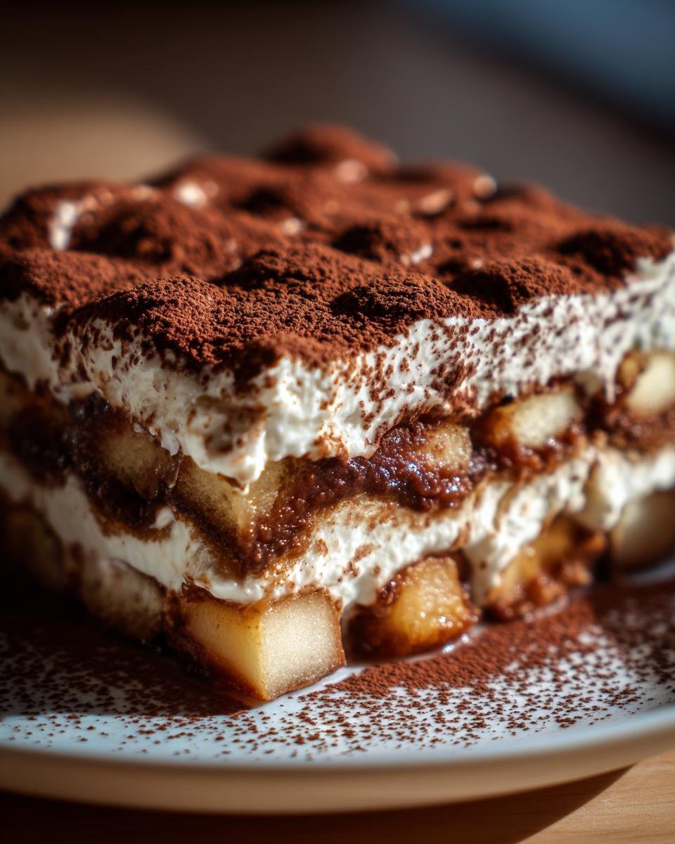 Tiramisu Chocolat & Poires – Dessert Gourmand & Facile - detail 1