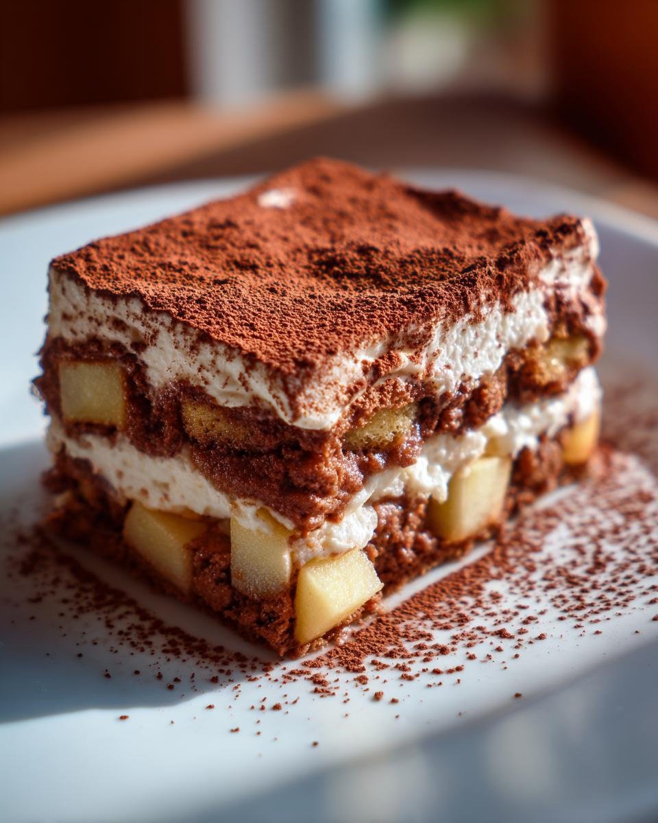 Tiramisu Chocolat & Poires – Dessert Gourmand & Facile - detail 2