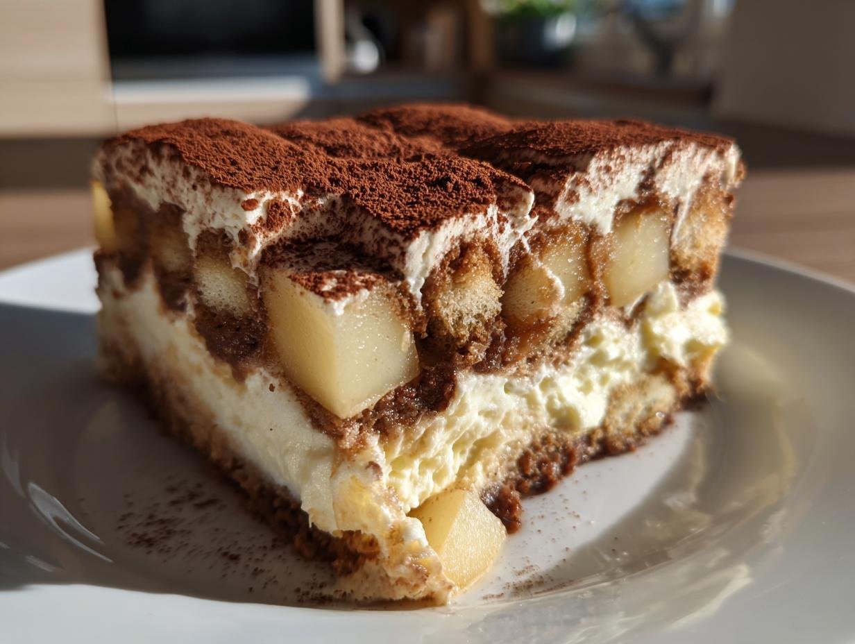 Tiramisu Chocolat & Poires – Dessert Gourmand & Facile