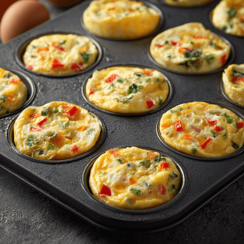 Muffins aux œufs faciles pour le petit-déjeuner : savourez vite !