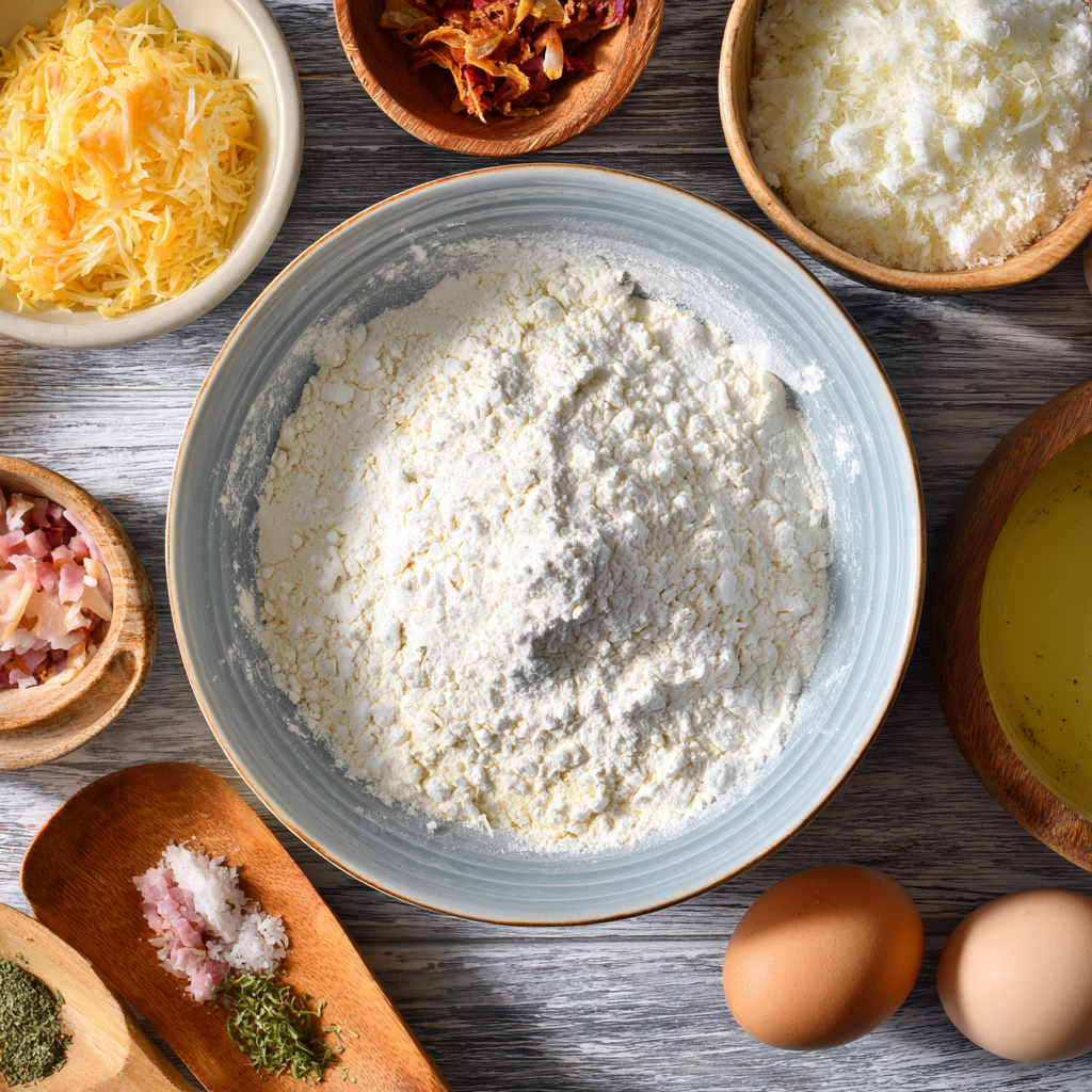 Les pancakes salés au jambon de boeuf et au fromage, un délice à découvrir !