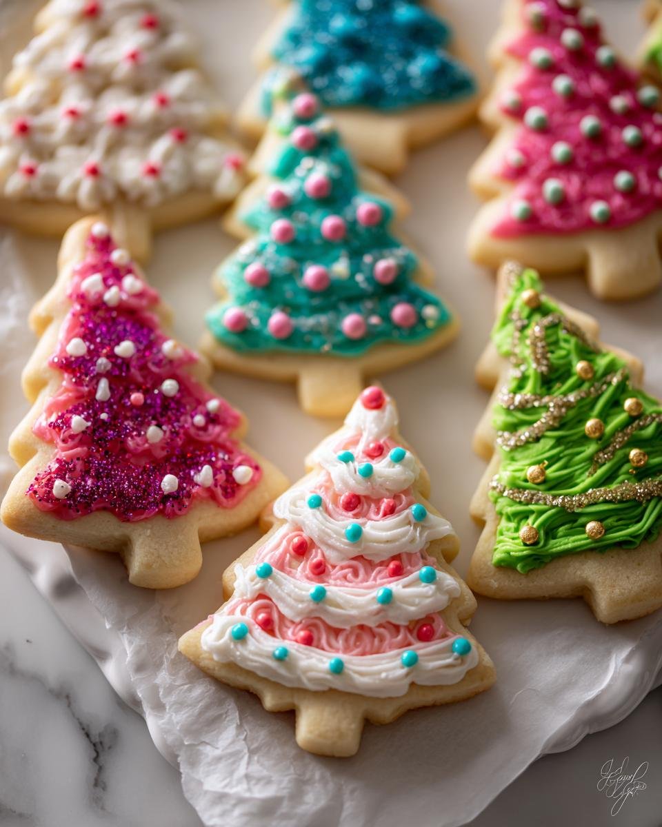 18 Holiday Tree Cookie Decorating Ideas That Bring Festive Flavor - detail 1