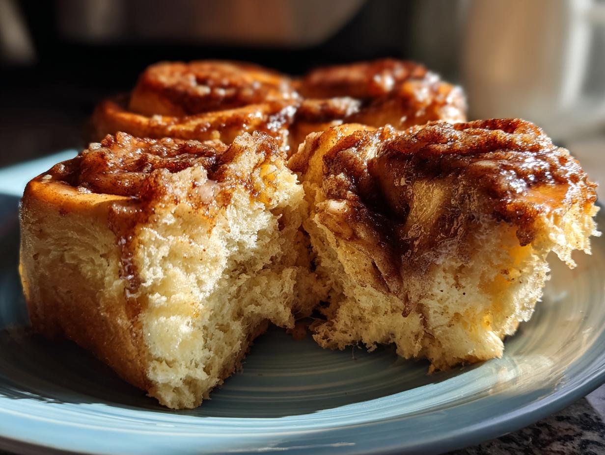 Brioche roulée à la cannelle fait maison