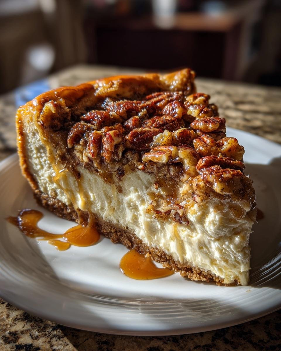 Cheesecake américain aux noix de pécan pour les fêtes - detail 1