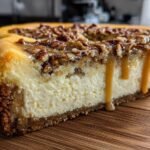 Cheesecake américain aux noix de pécan pour les fêtes