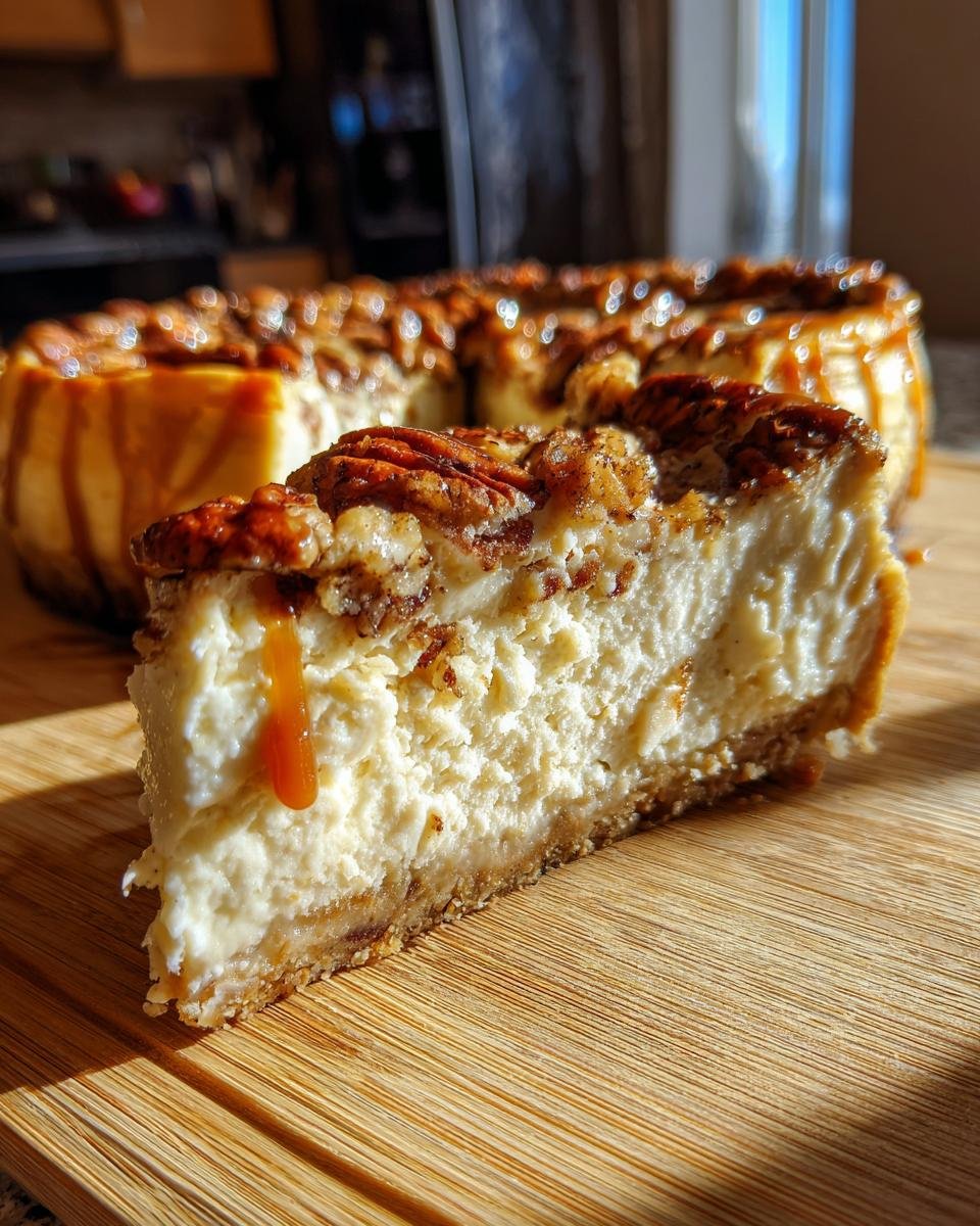 Cheesecake américain aux noix de pécan pour les fêtes - detail 2