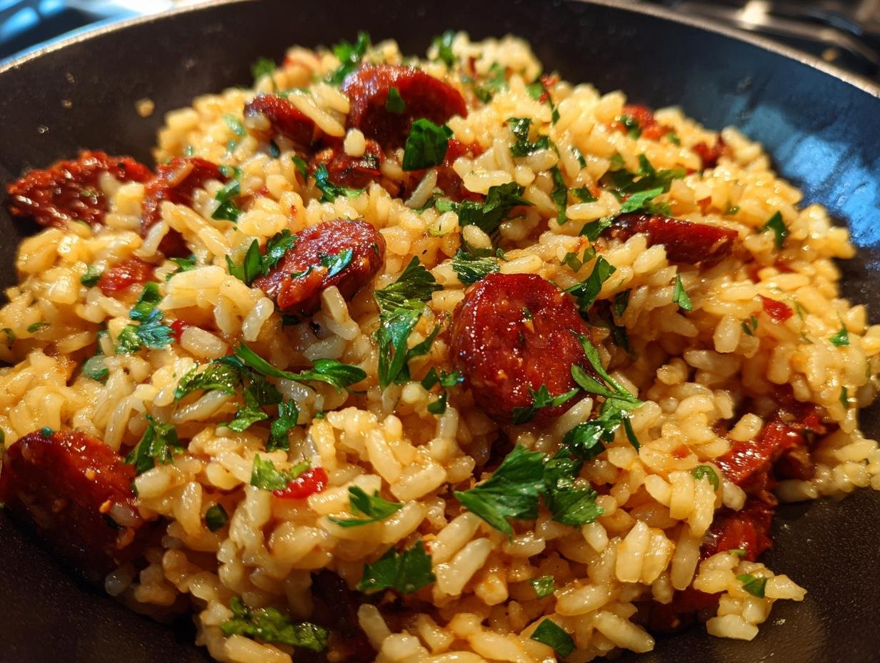 Comment Faire un Risotto au Chorizo Grillé Si Crémeux