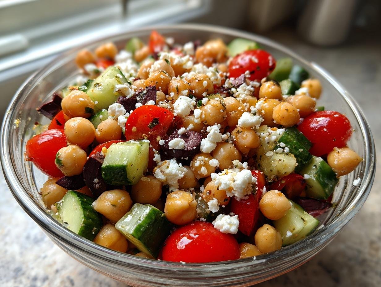 Comment Réussir Votre Salade Grecque de Pois Chiches Délicieuse