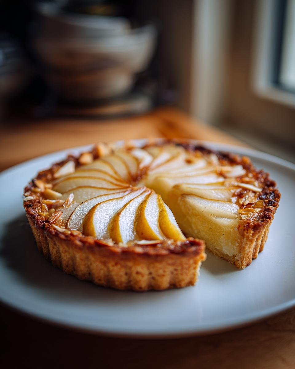 Découvrez la Recette Facile de la Tarte Amandine aux Poires ! Votre Nouveau Dessert Préféré - detail 1