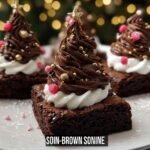 Faire de Merveilleux Sapins Brownie Gourmands Pour Fête