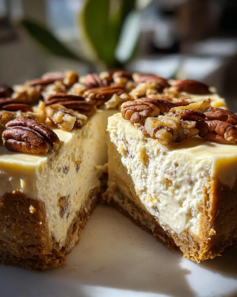 Le meilleur cheesecake noix de pécan sans cuisson