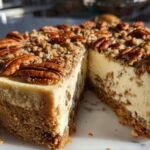 Le meilleur cheesecake noix de pécan sans cuisson
