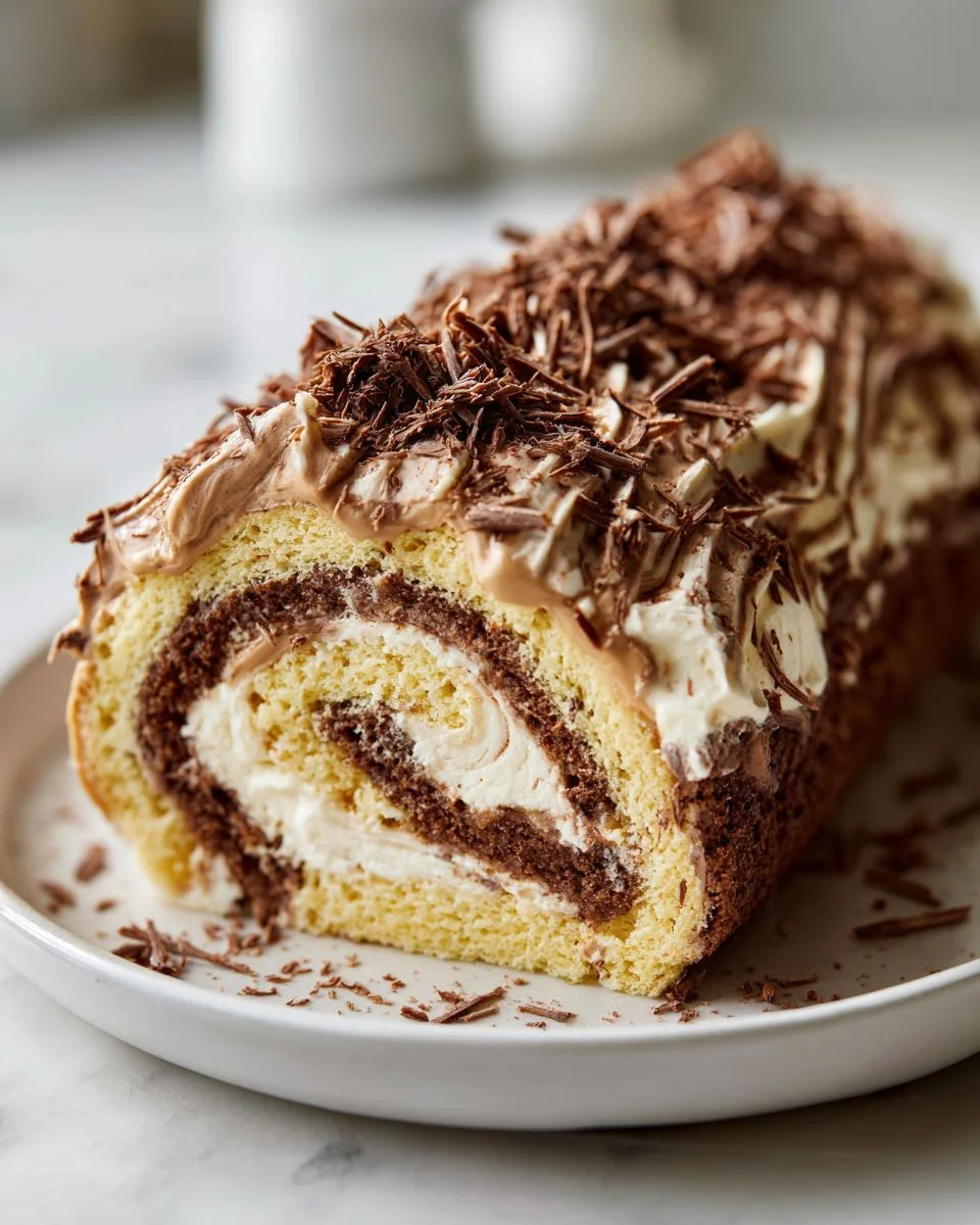 Recette de Bûche au Caramel Beurre Salé Facile - detail 1