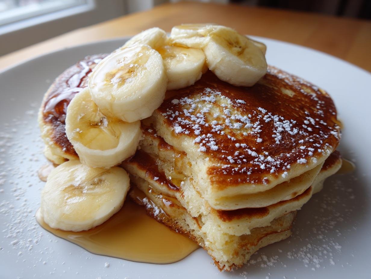 Rendez Vos Pancakes Moelleux Avec Skyr Et Banane