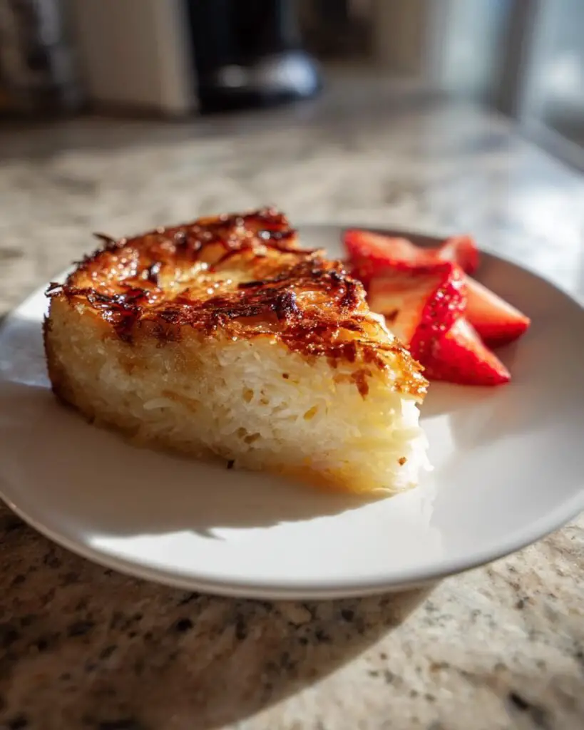 Tarte à la Noix de Coco Sans Croûte